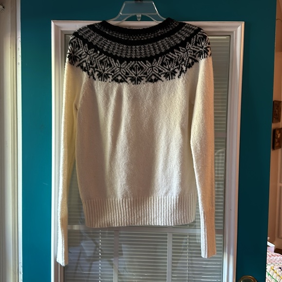 Vineyard Vines Women’s Merino Wool Mohair Blend Fair Isle Crew Neck Sweater S - Picture 2 of 7